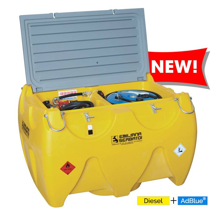 Kombitank Diesel Adblue 900L Diesel+100l AdBlue, autom. Pumpe (12V)